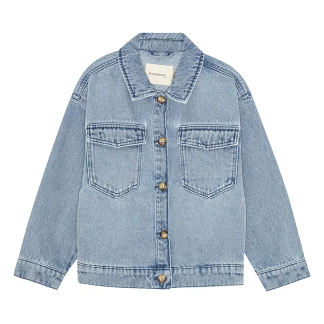 Chaqueta Lou Denim de algodón orgánico | Azul Claro