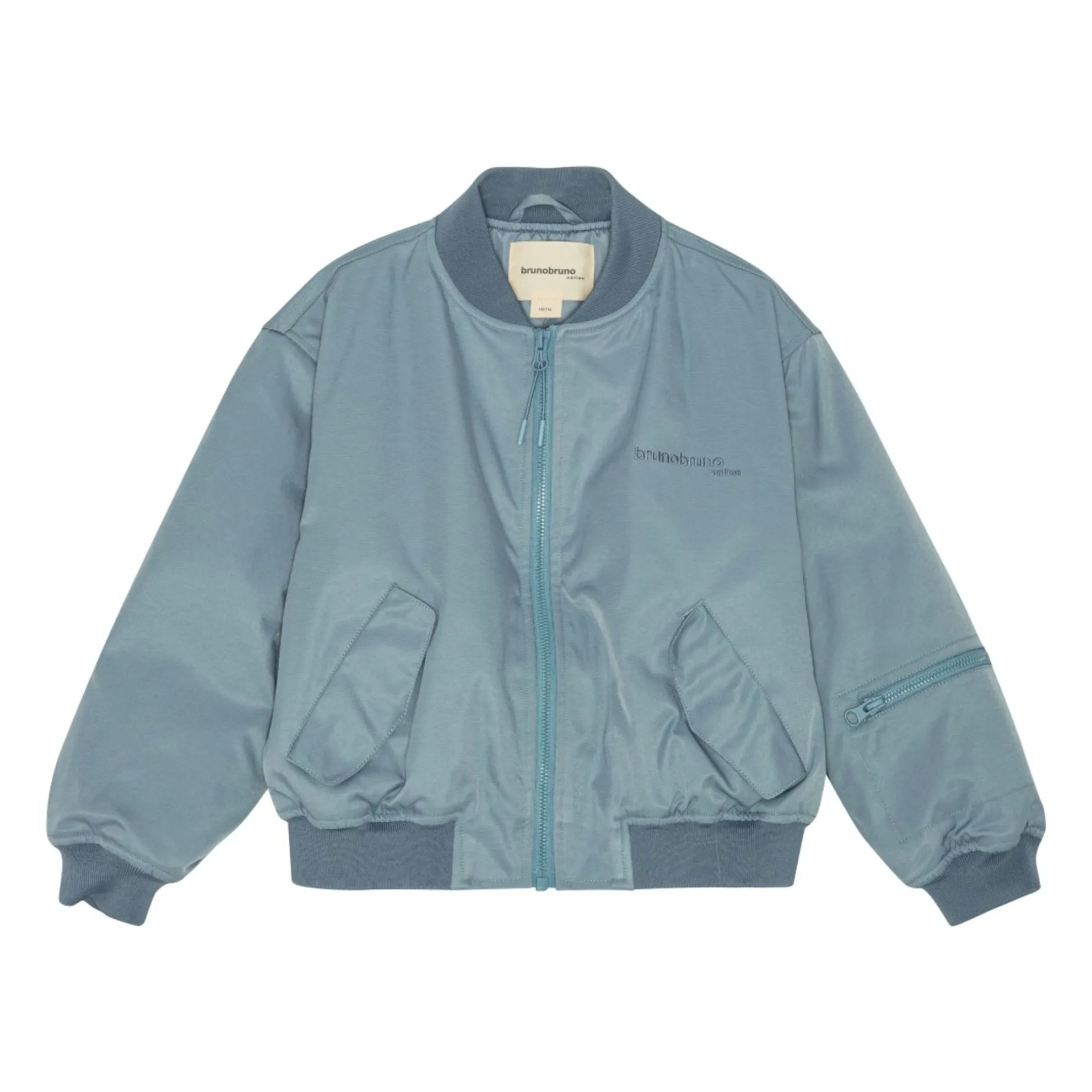 Bomber Adrian Fibres Recyclées | Bleu Clair- Image produit n°0