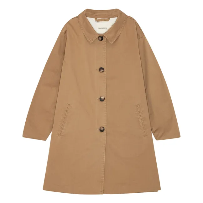 Axel Coat Organic Cotton | Brown