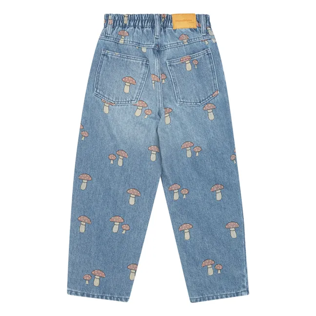 Jean Dorethy Champignons Rouge Coton Bio | Bleu