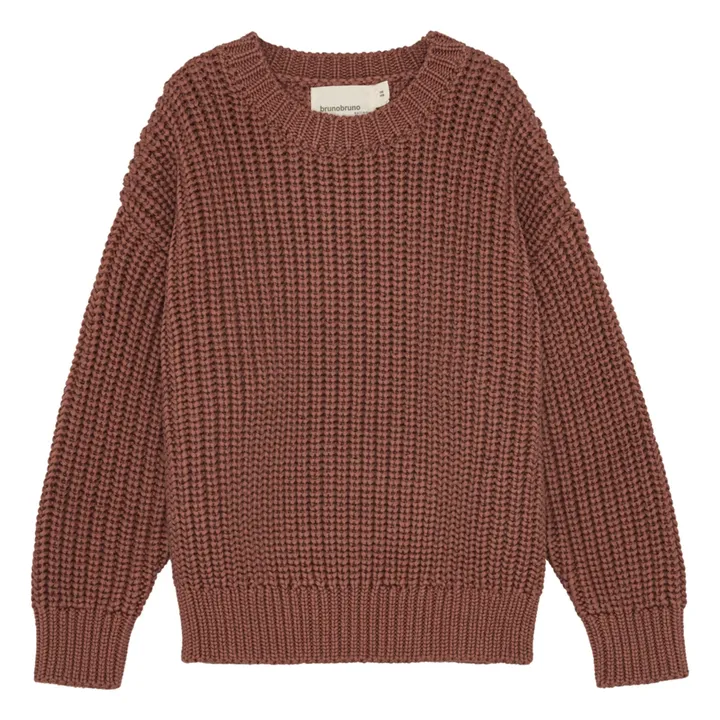 Pull Sienna Coton Bio | Bordeaux- Image produit n°0