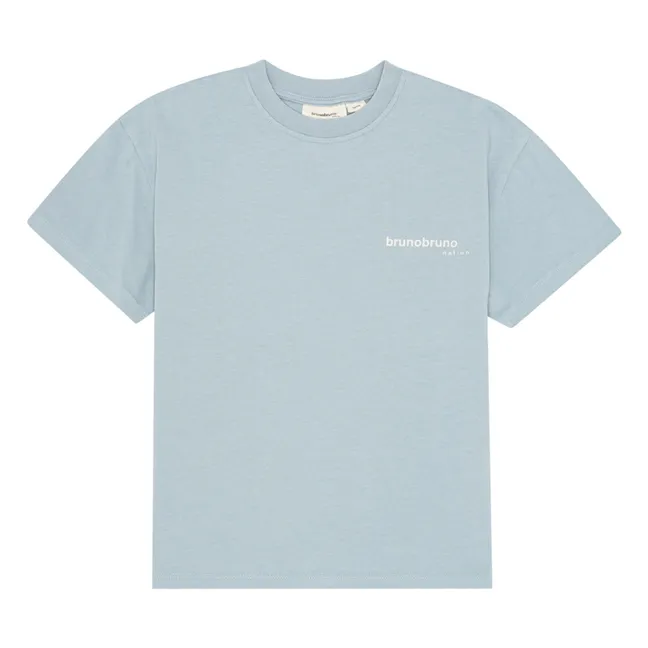 T-shirt Nanna Skateboard Coton Bio | Bleu Clair