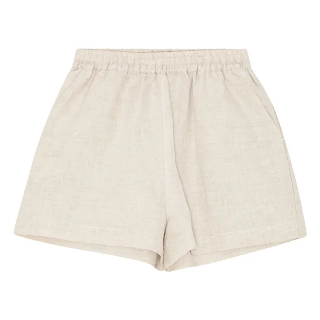 Short Theo Lin et Coton Bio | Beige