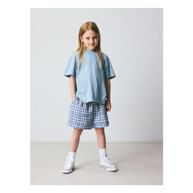 T-shirt Nanna Skateboard Coton Bio | Bleu Clair