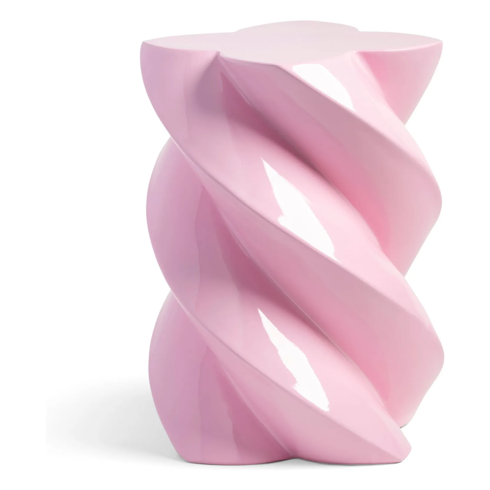 &Klevering Candy Pink Pillar Side Table