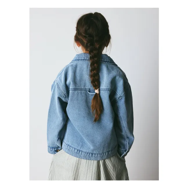 Chaqueta Lou Denim de algodón orgánico | Azul Claro