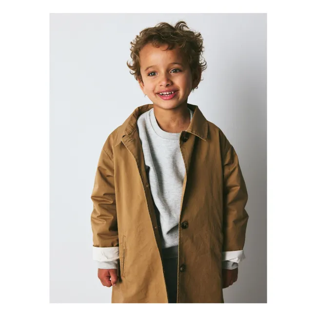 Axel Coat Organic Cotton | Brown