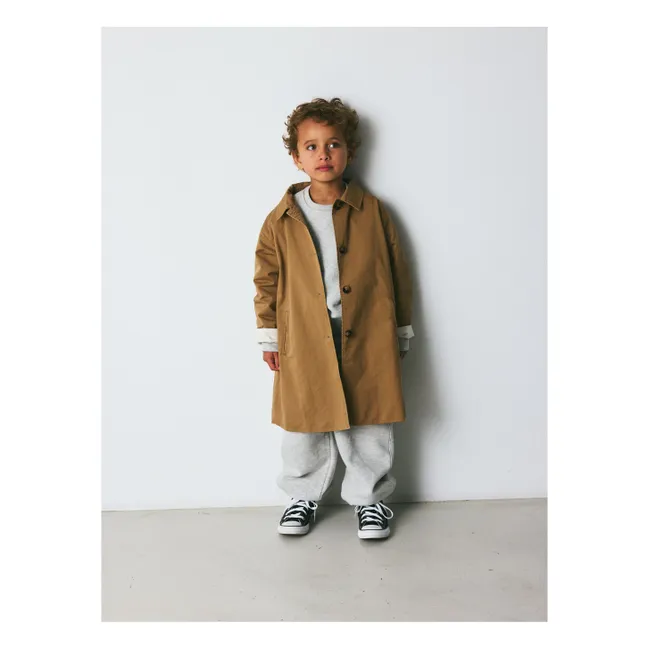 Manteau Axel Coton Bio | Marron