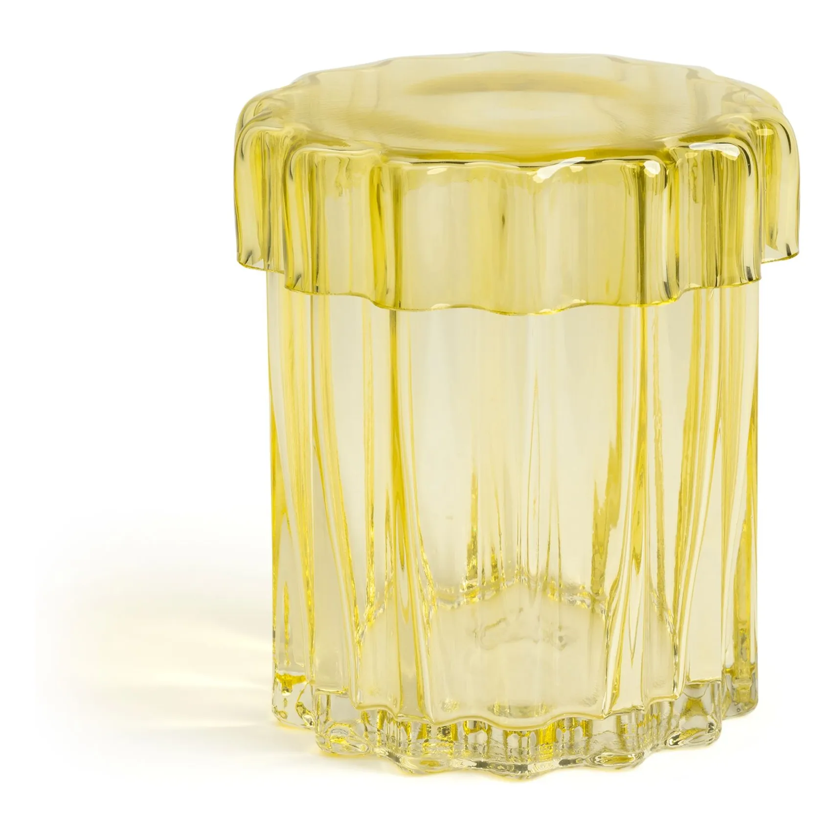 &Klevering Yellow Astral Glass Jar