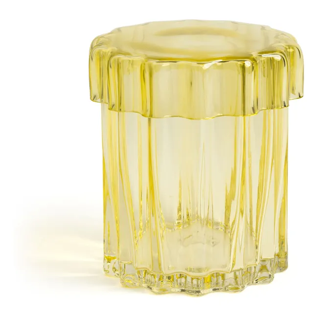 Astral glass jar | Yellow