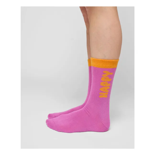 3er-Set Happy Socken aus Bio-Baumwolle - Women's Collection | Grün