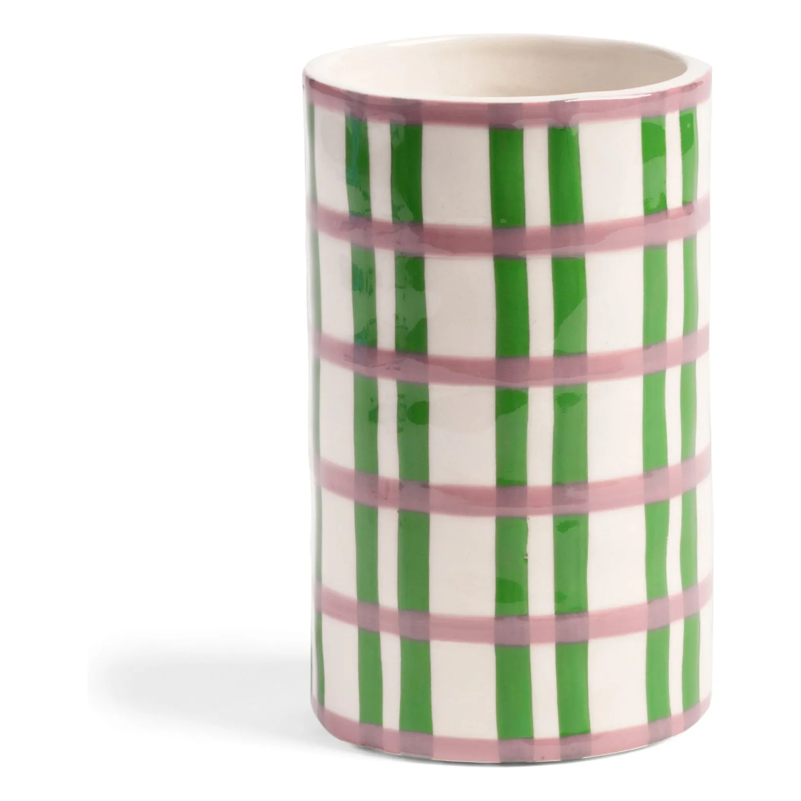&Klevering Green Clash Grid Vase