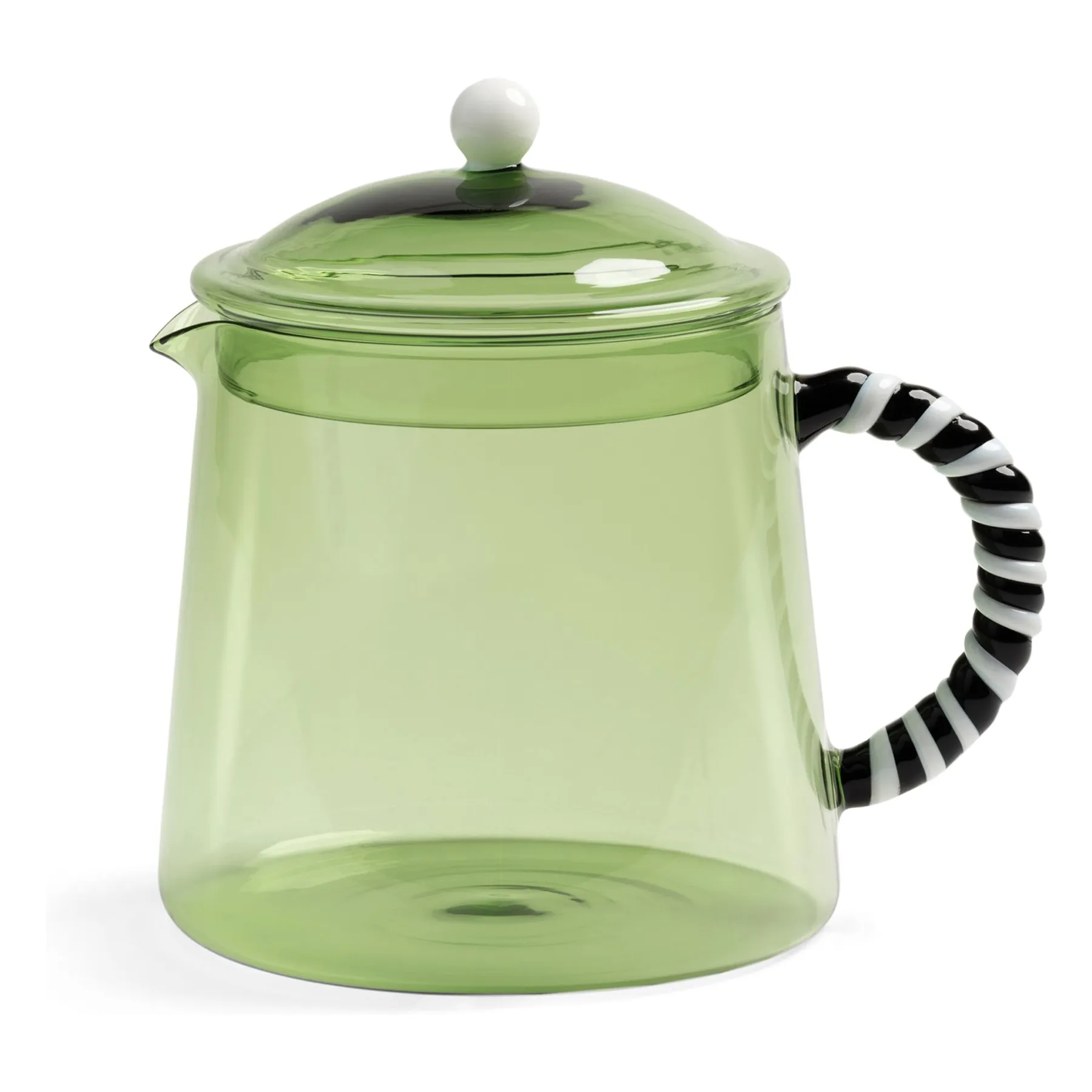 &Klevering Green Duet Glass Teapot