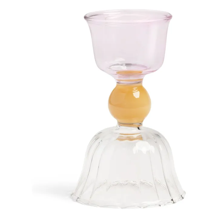 Bougeoir Perle | Rose- Image produit n°0