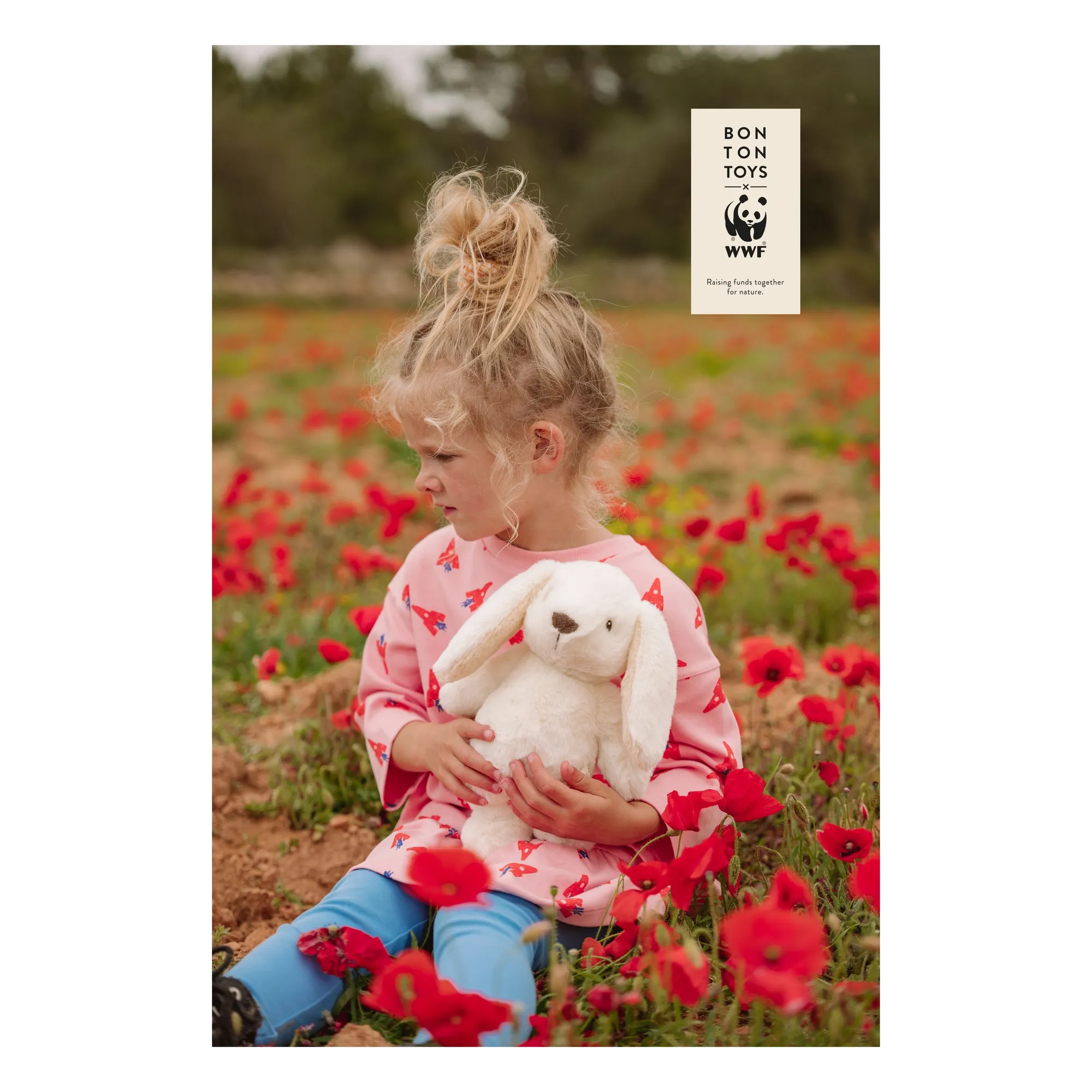 Bon Ton Toys - WWF - Peluche Robert le lapin (Bon Ton Toys) - Image 1