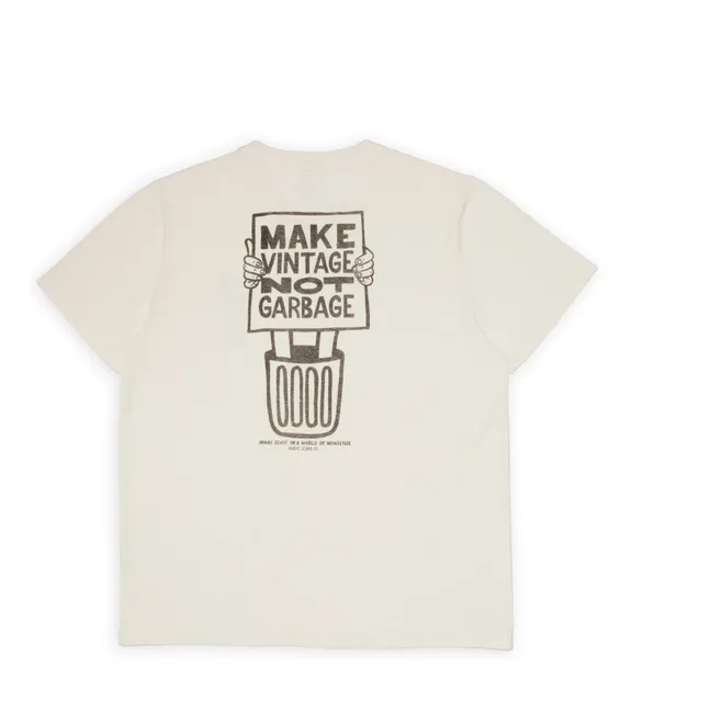 Camiseta Roy Garbage | Blanco