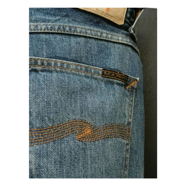 Jean Gritty Jackson Thriller | Bleu délavé