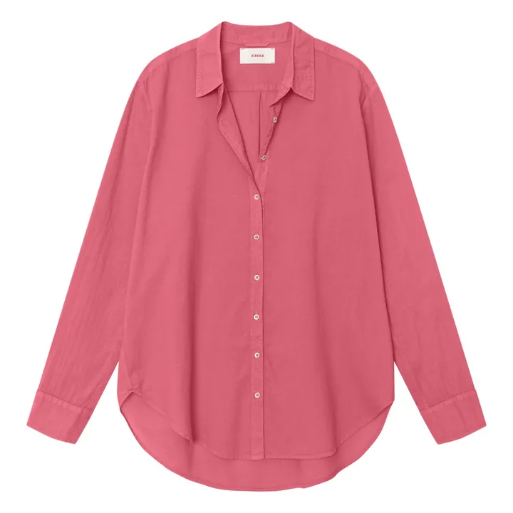 Chemise Beau Popeline de Coton | Framboise- Image produit n°0