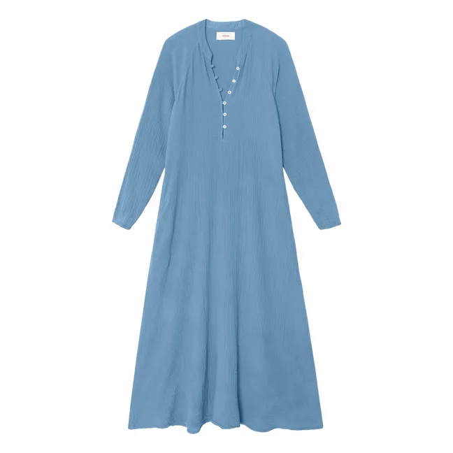 Tabitha dress | Peacock blue