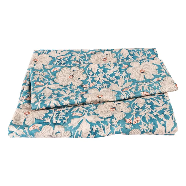 Tenda a spillo blu soufflé