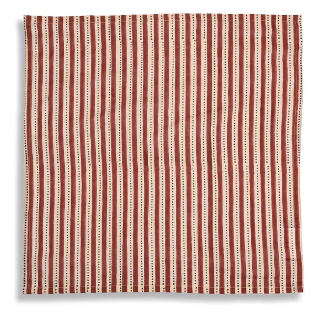 Serviette aus Baumwolle Impro terra