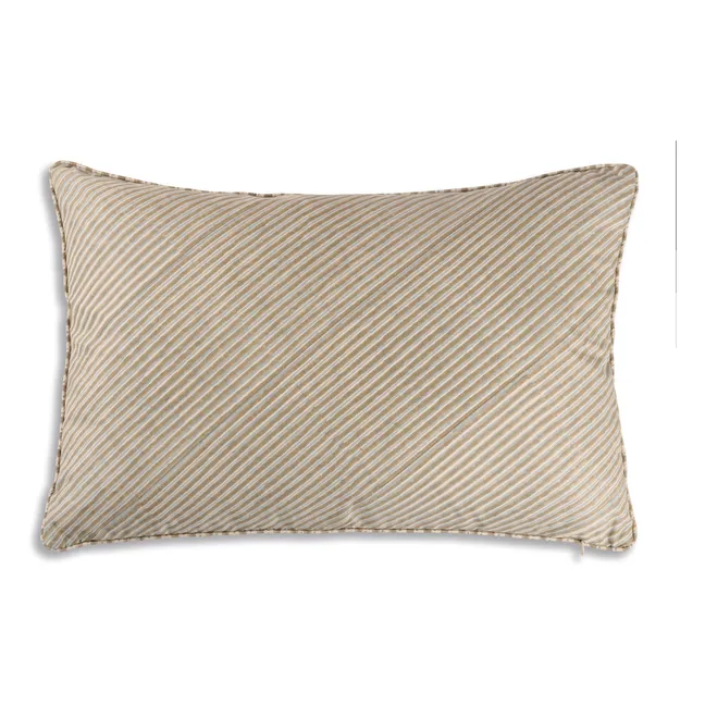 Yuki Grey velvet reversible cushion