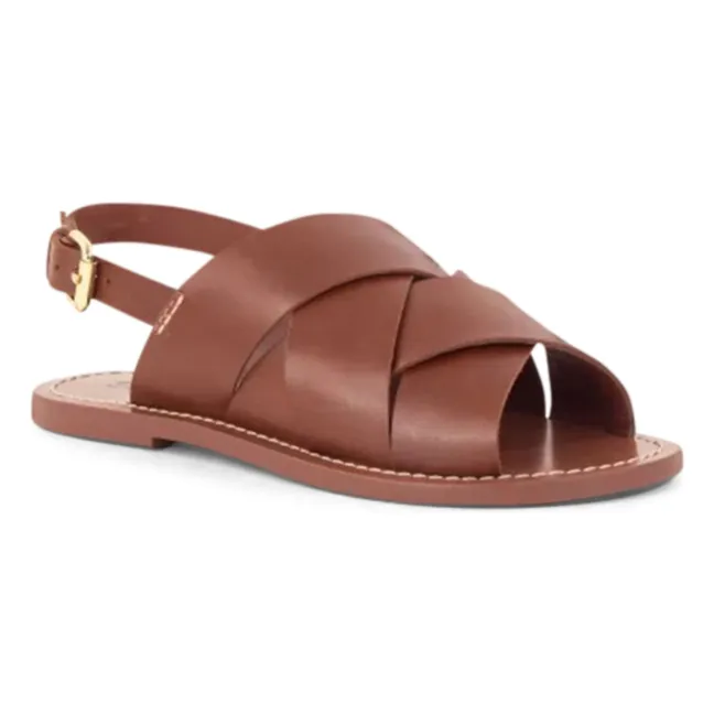 Sandalias de piel Tiznit | Camel