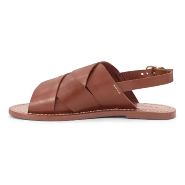Sandalias de piel Tiznit | Camel