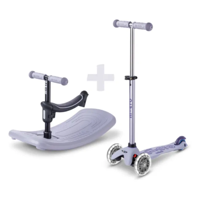 Trottinette évolutive Rock&Go LED | Lavande