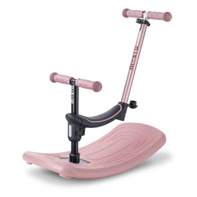 Trottinette évolutive Mini Micro Deluxe Rock&Go LED | Vieux Rose