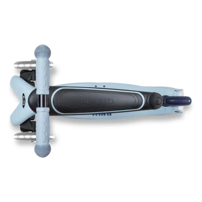 Mini Micro Deluxe Rock&amp;Go LED Scooter | Azul Claro