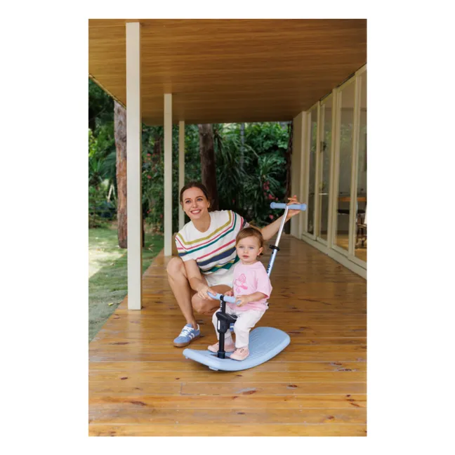 Trottinette évolutive Mini Micro Deluxe Rock&Go LED | Bleu Clair