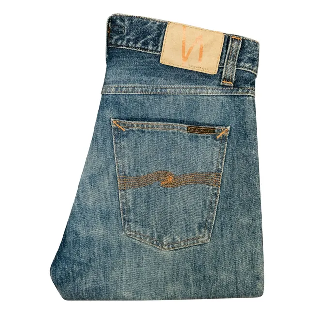 Jean Gritty Jackson Thriller | Bleu délavé