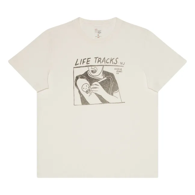T-shirt Roy Life Tracks | Blanc