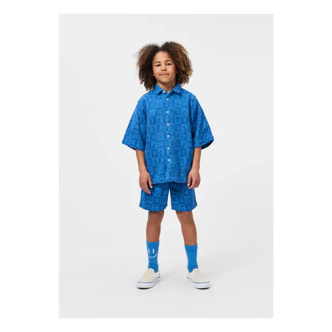 Arto Damier Short  | Blue