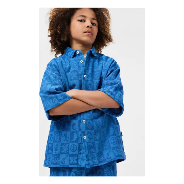 Camisa Richie Damier | Azul