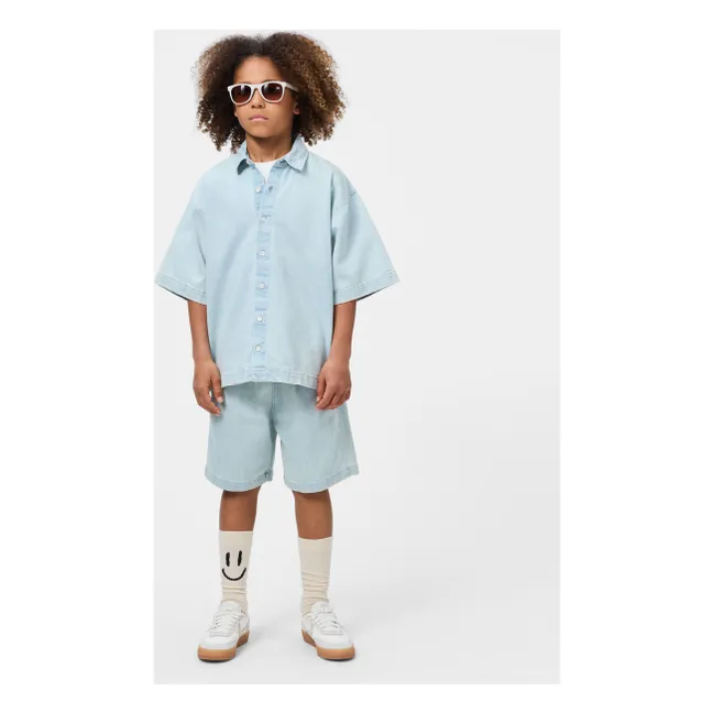 Denim Richie organic cotton shirt | Denim blue