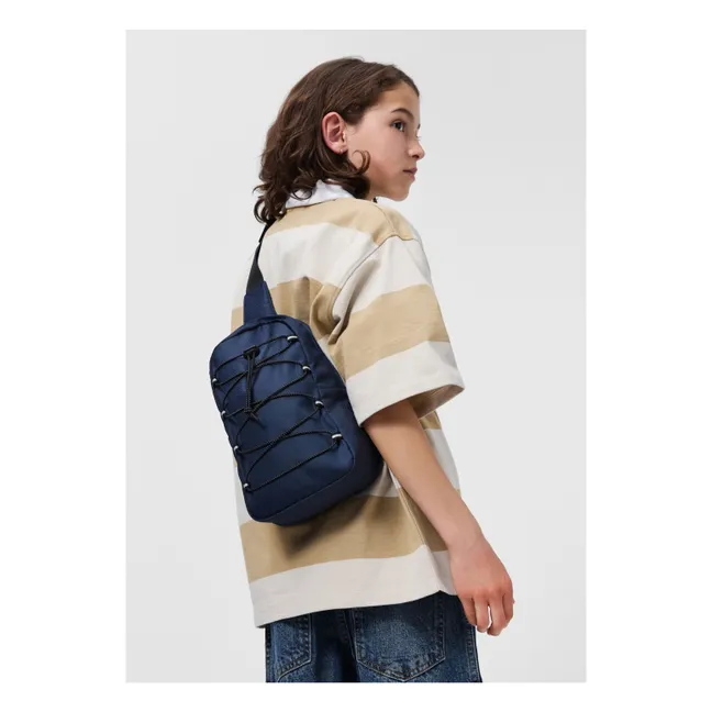 Polo de algodón orgánico a rayas Reef | Beige