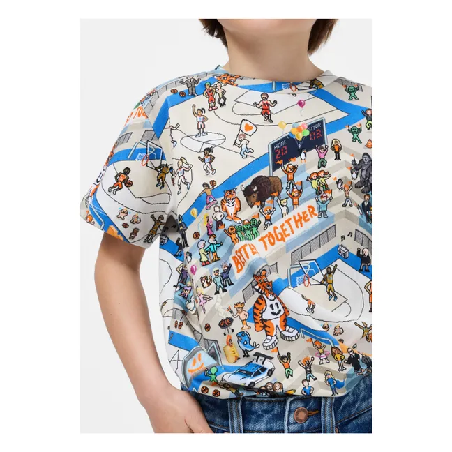 T-shirt Ralphie Basketball Coton Bio | Ecru