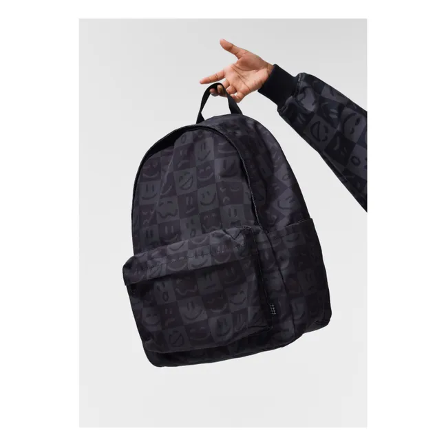 Mio Backpack Recycled Fiber Flowers | Ecru