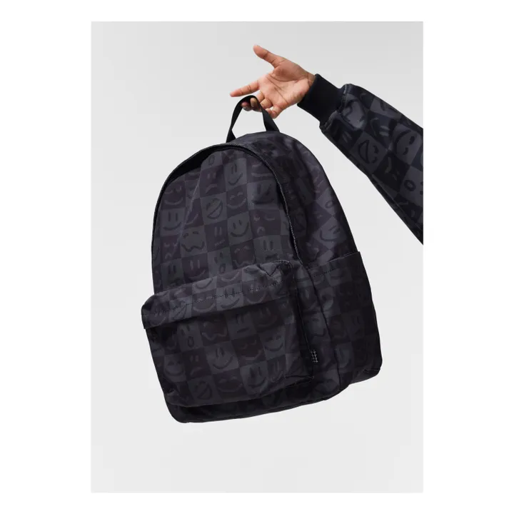 Sac à Dos Mio Fleurs Fibres Recyclées | Ecru- Image produit n°1