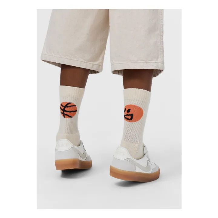 Lot de 2 Paires de Chaussettes Norman Bouncy Ball | Ecru- Image produit n°1
