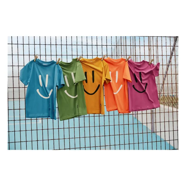 Camiseta de algodón ecológico Roxo Smile | Verde