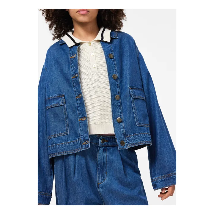 Veste Denim Helena  | Bleu- Image produit n°2