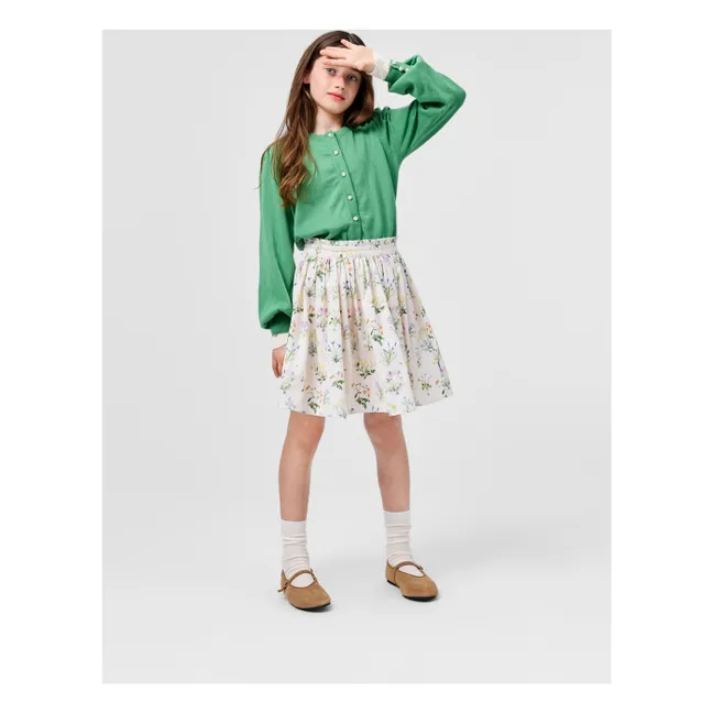 Skirt Bev Fleurie Organic Cotton | Ecru