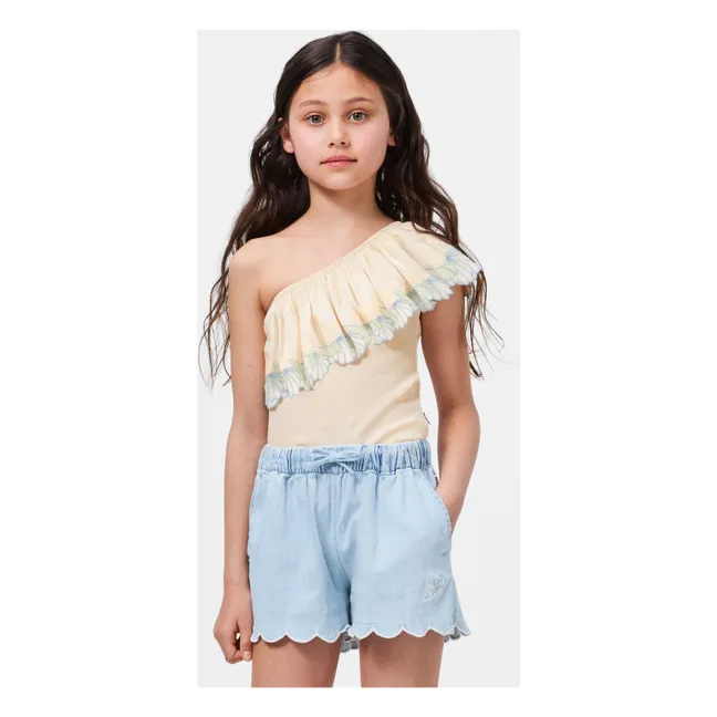 Shorts Denim Addie Bio-Baumwolle | Hellblau