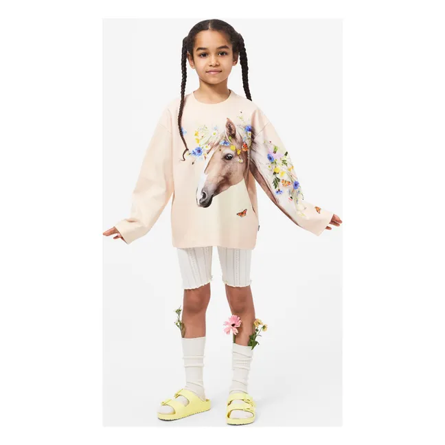 Legging Short Noella Organic Cotton | Ivory