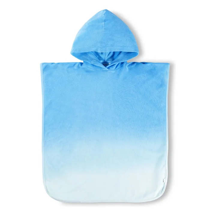 Poncho de Bain Beach Cover Up Dégradé | Bleu ciel- Image produit n°0
