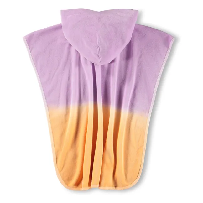 Poncho Beach Cover Up Zweifarbig | Violett