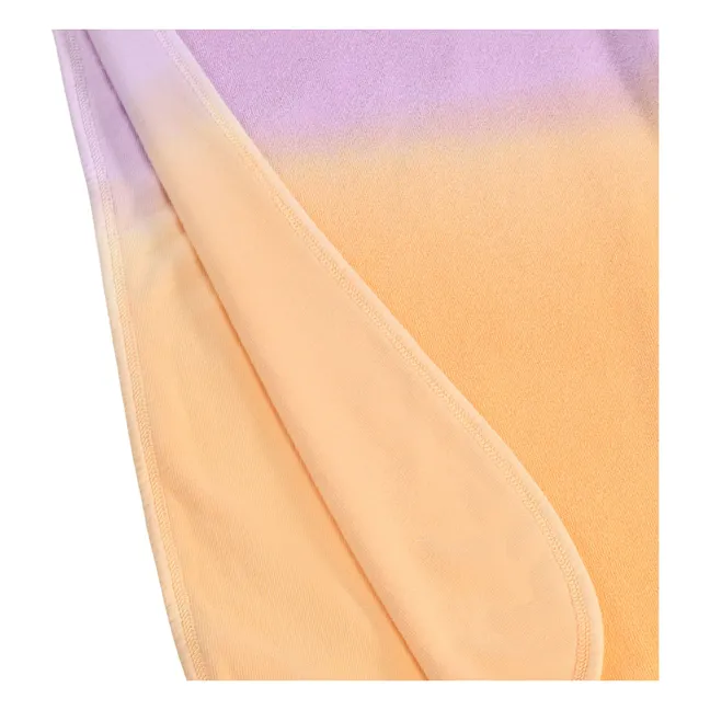 Poncho de playa bicolor | Violeta